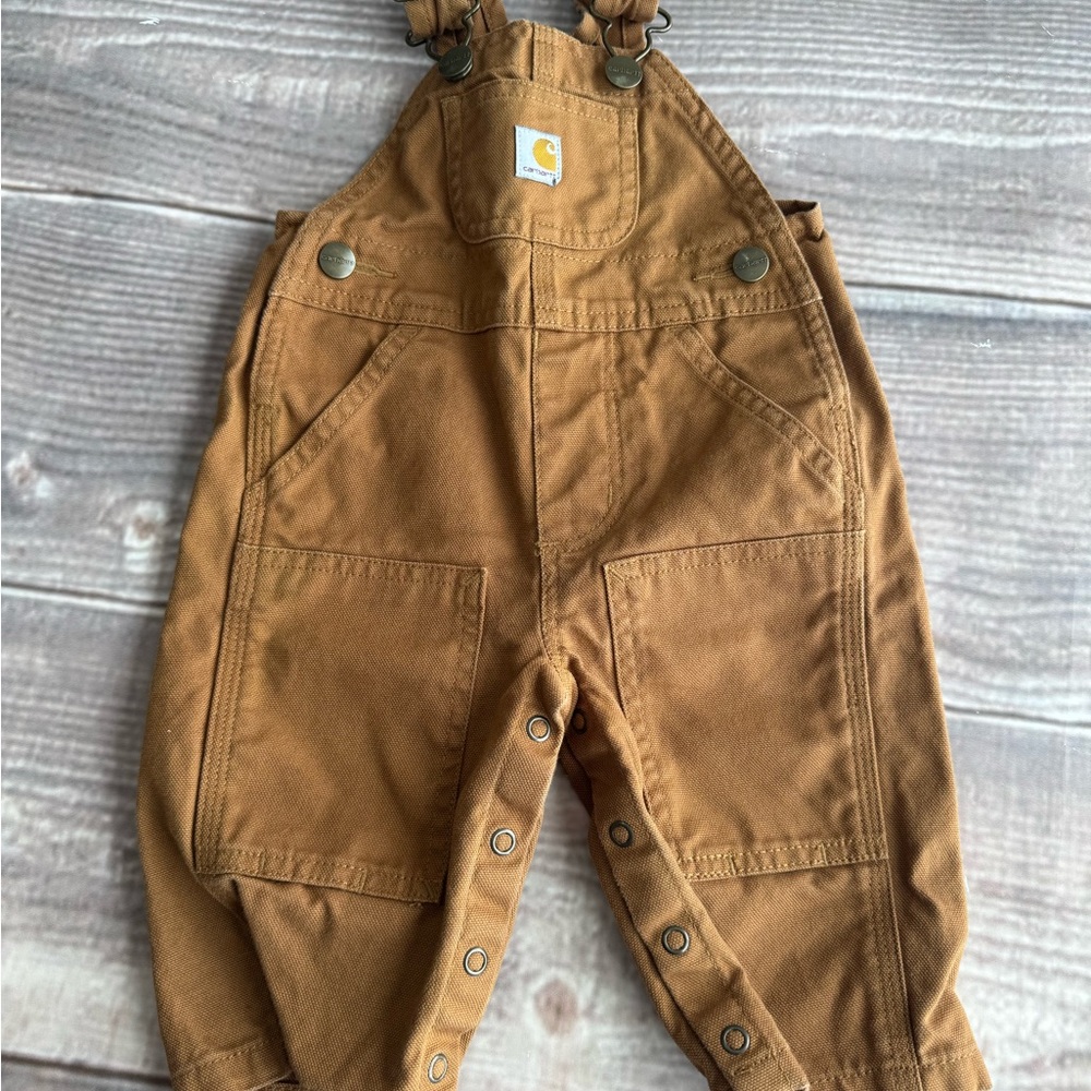 Carhartt Kids Brown Overalls 3 months